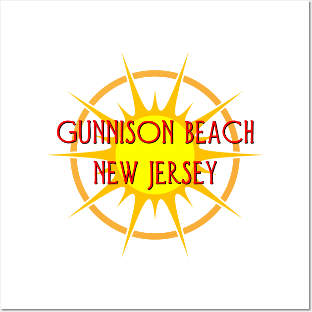 Life's a Beach: Gunnison Beach, New Jersey Wall Art by Naves